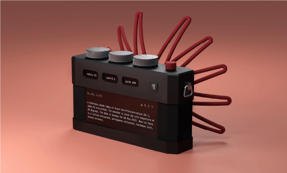 Paragraphica, la camará que usa IA para la toma de fotos