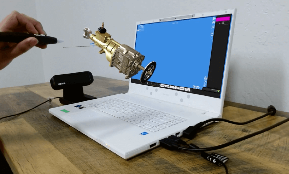 que es zSpace realidad aumentada virtual