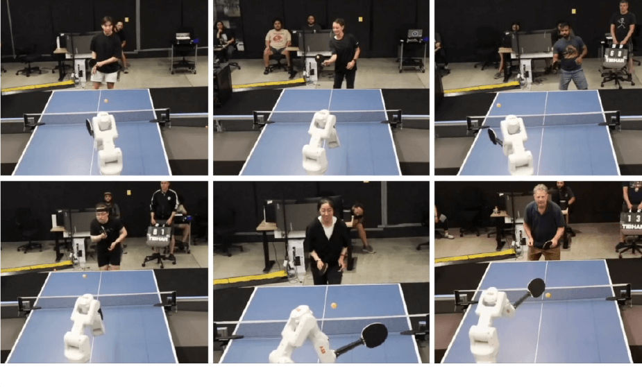 robot de tenis de mesa