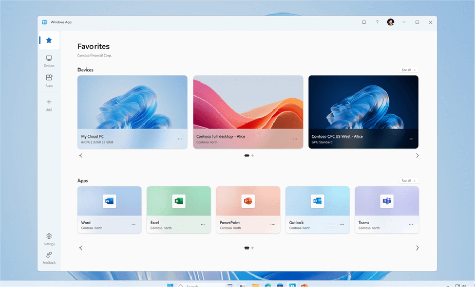 Microsoft app