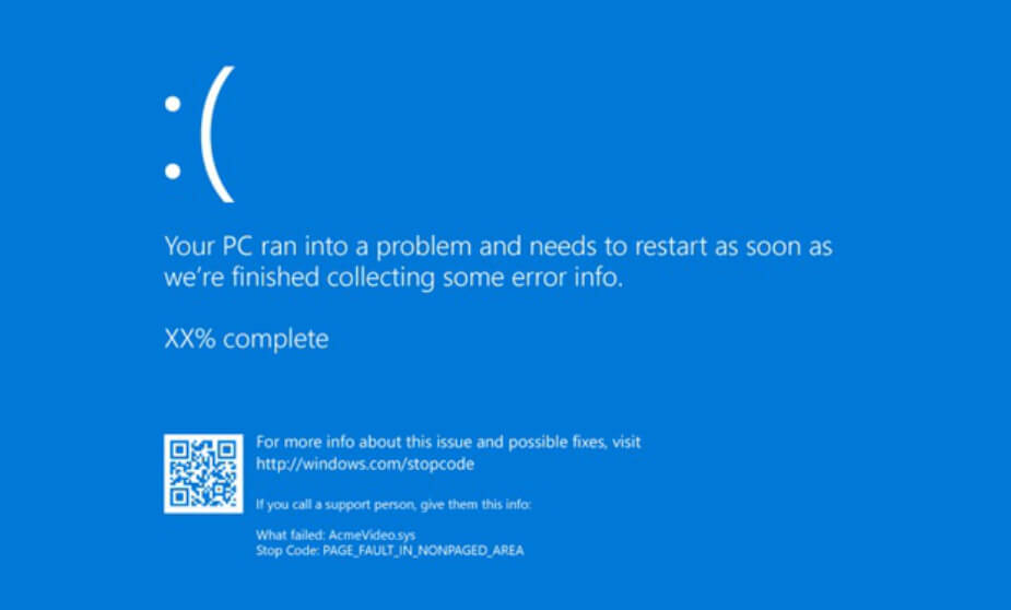 Microsoft podría cambiar el BSOD de Windows a negro